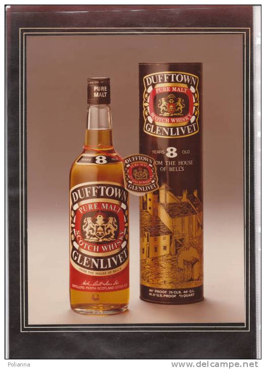 06/P1 - Pubblicità DUFFTOWN GLENLIVET Pure Malt Scotch Whisky / Vera Foto - Alcools