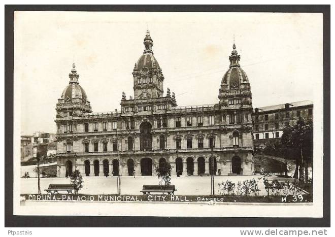 CORUNA (Spain) - Palacio Municipal - La Coruña