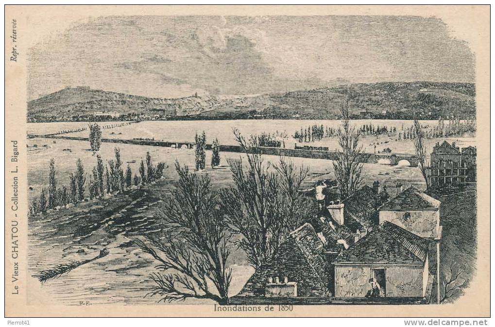 CHATOU - Inondations - Année 1850 - Chatou