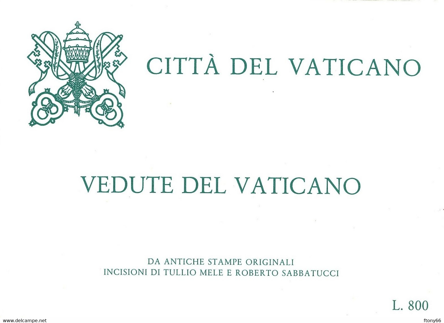 CG 1982 Vaticano KIT 4 Cartoline Postali  Lire 200 + 50 Vedute Del Vaticano - Annullo RICCIONE '85 - Postwaardestukken