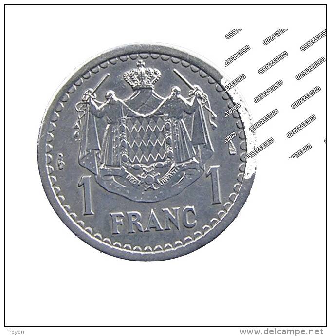 Monaco - 1 Franc - Sans Date - Alu - TTB - 1960-2001 Nouveaux Francs