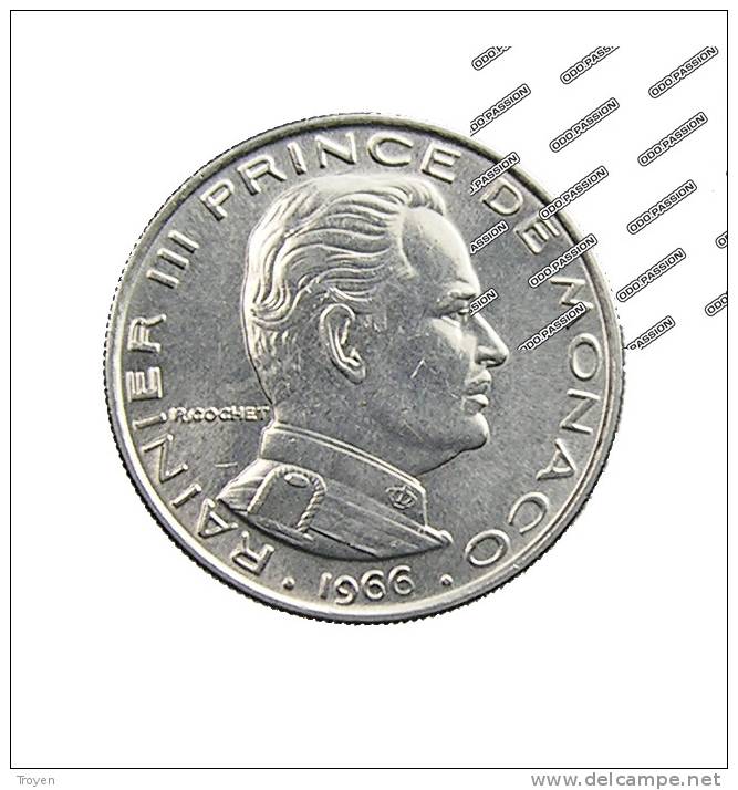 Monaco - 1 Franc - 1966 -  Ni. - TTB - 1960-2001 Nouveaux Francs