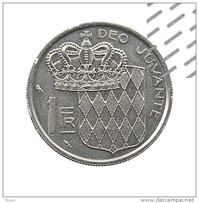 Monaco - 1 Franc - 1968 -  Ni. - TTB+ - 1960-2001 Nouveaux Francs