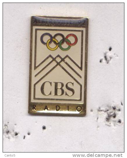 JEUX OLYMPIQUES ALBERTVILLE 1992 MEDIA CBS RADIO - Olympic Games