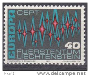 Europa  1972 Nuovi Liechtenstein Serie Completa - 1972