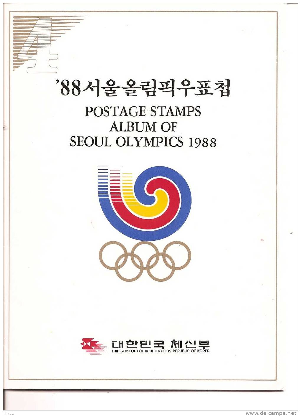 Corée Du Sud Jeux Olympique 1988 ** Superbe Livret  (1021/25) - Corea Del Sur