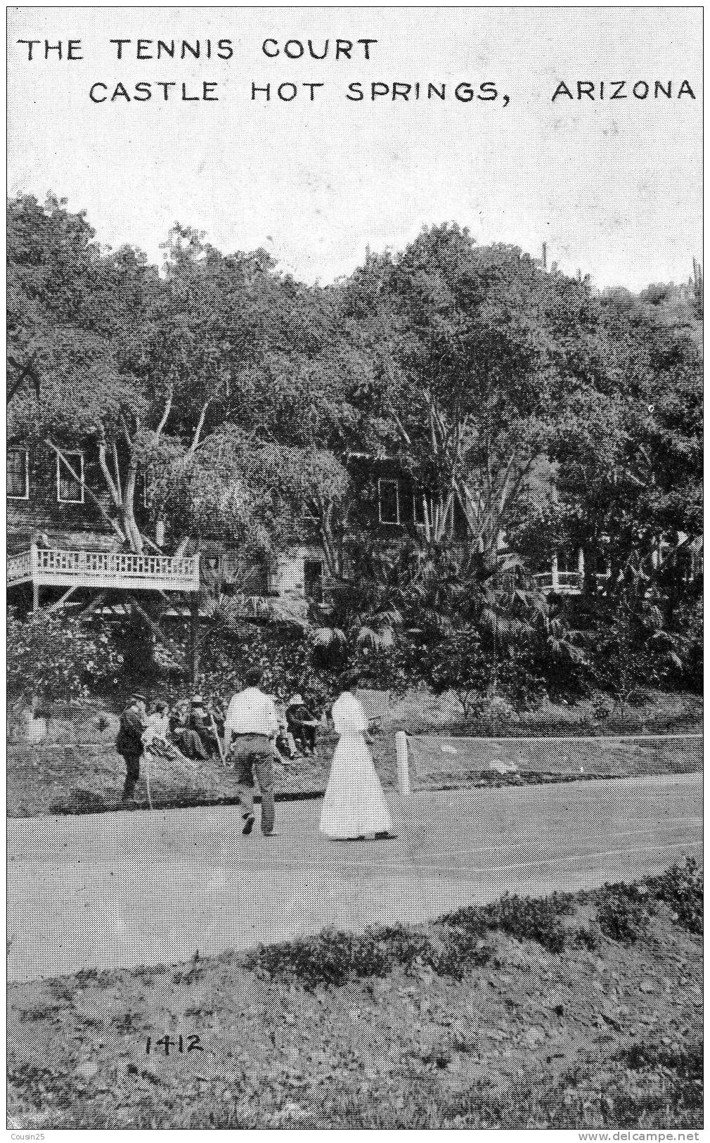 ETATS-UNIS - CASTLE HOT SPRINGS - The Tennis Court - Autres & Non Classés