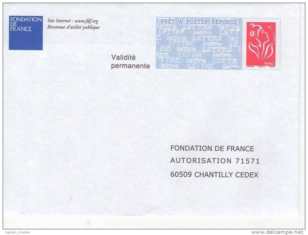 PRET A POSTER REPONSE "  FONDATION DE FRANCE  " NEUF ( 06P481 - Lamouche ) - Prêts-à-poster: Réponse /Lamouche