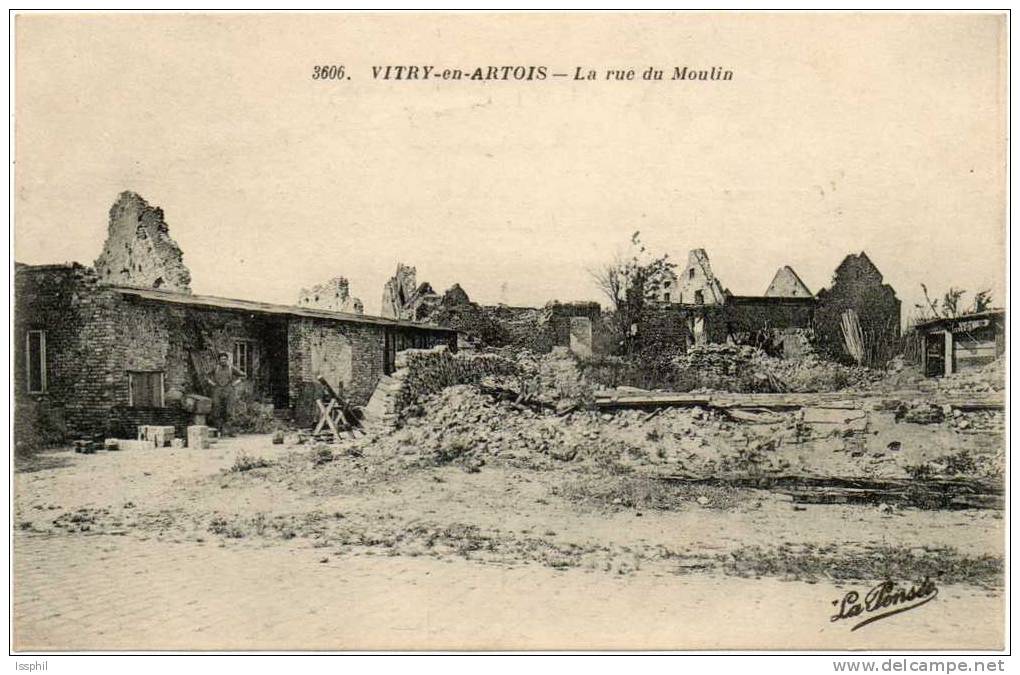 Vitry En Artois - La Rue Du Moulin - Vitry En Artois