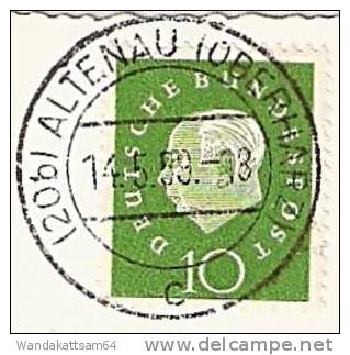 AK ALTENAU / OBERHARZ Hüttenteich 14.5.59.-18 (20b) ALTENAU (OBERHARZ) C Nach 24 Leck Mit 1 X 10 PF DEUTSCHE BUNDESPOST - Altenau