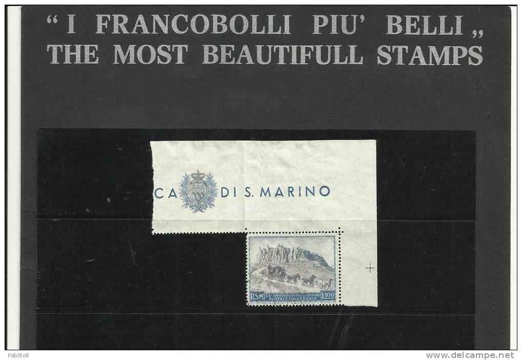 SAN MARINO 1949 UPU TIMBRATO - Gebraucht