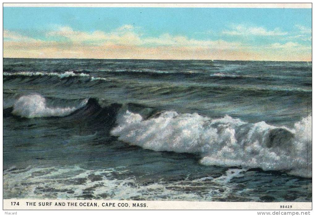 11927   Stati  Uniti  Mass., Cape  Cod,  The  Surf And The Ocean,  NV - Cape Cod