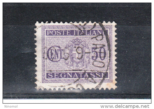 Italia   -   1945.  Segnatasse. " 50 Cent.".  Senza Fascio, Senza Filigrana - Taxe