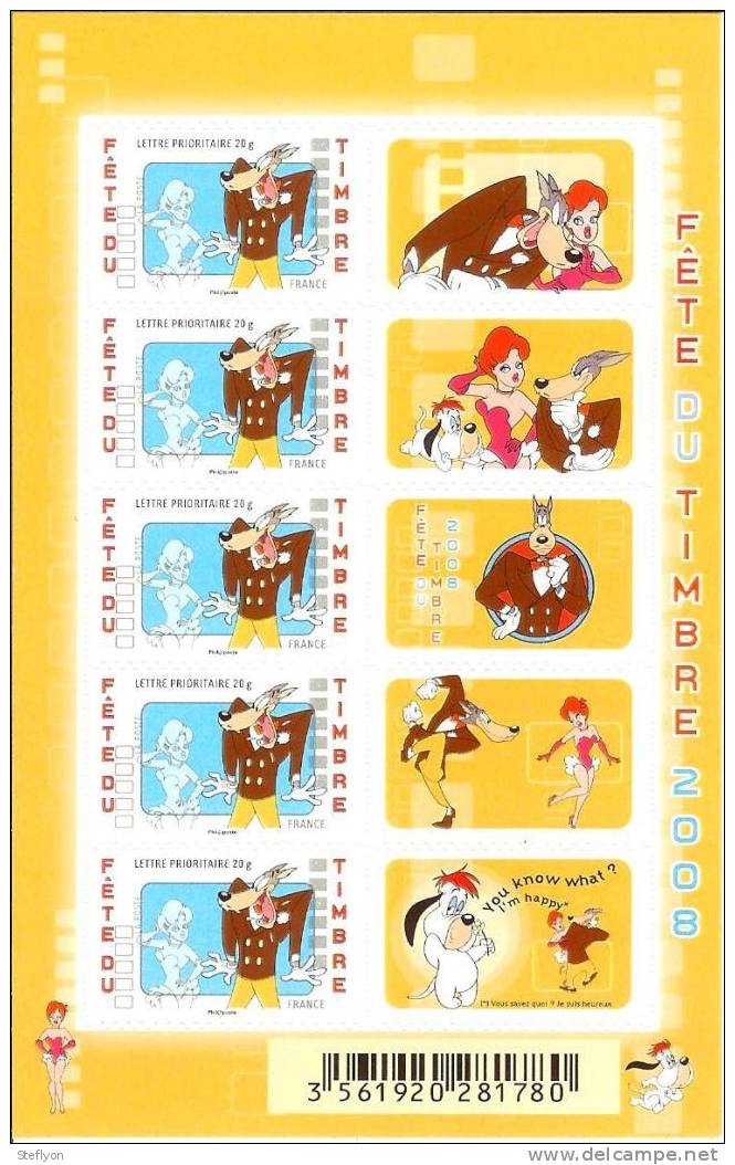 FRANCE YT F4151A - Le Loup Et La Girl, Feuillet De 5 Timbres _ 25% Cote - Nuovi