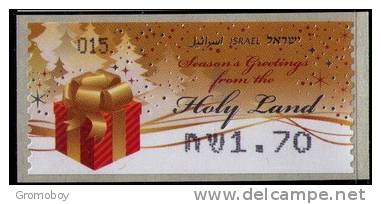 Israel 2010 ATM Season's Greetings 015 Nazareth - Franking Labels