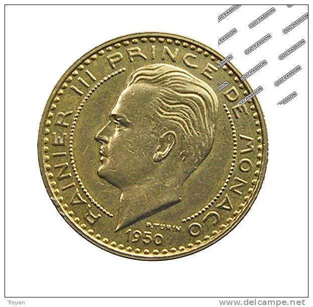 Monaco - 20 Francs - 1950 -  Cu.Alu -  TTB à TTB+ - 1949-1956 Anciens Francs
