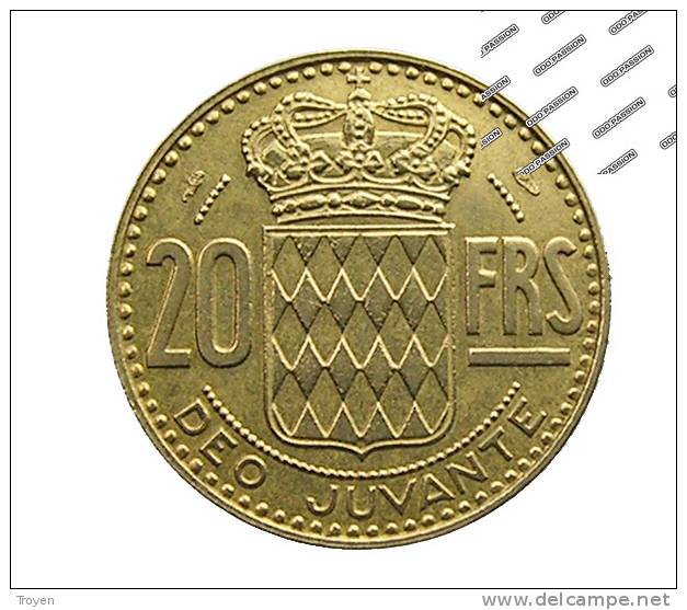 Monaco - 20 Francs - 1950 -  Cu.Alu -  TTB à TTB+ - 1949-1956 Old Francs