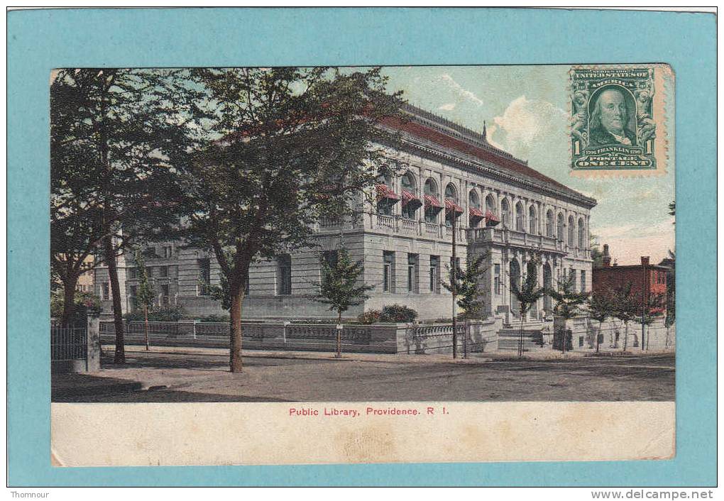 PROVIDENCE  R. I.  -  Public  Library  -  1907  - - Providence