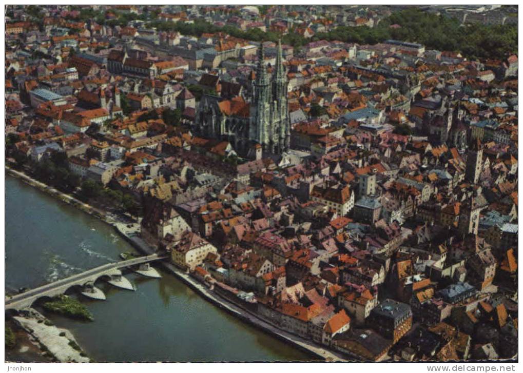 Germany- Postcard Unused - Regensburg-The Bridge - Regensburg