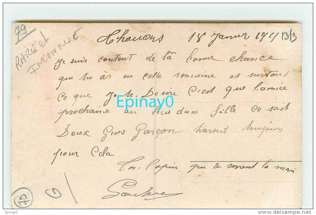 B - 79 - THOUARS - Souvenir  - Belle Carte Fantaisie RARE - Thouars