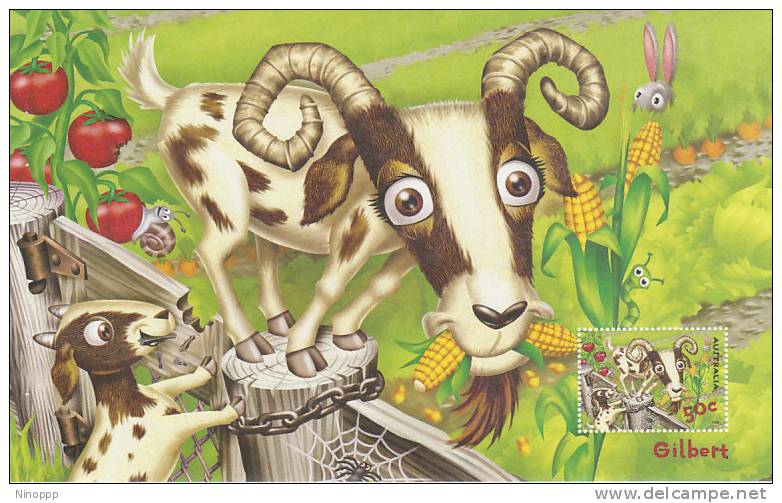 Australia-2005 Down On The Farm,Gilbert The Goat MS   MNH - Sheets, Plate Blocks &  Multiples