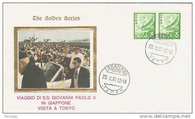 Japan-1981 Pope Visit Souvenir Cover - FDC