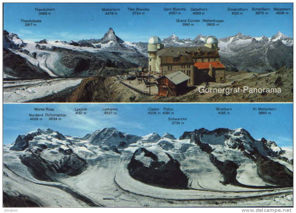 Suisse-Postal Stationery Postcard Unused-Gornergrat-Astronomical Observatory - Sterrenkunde