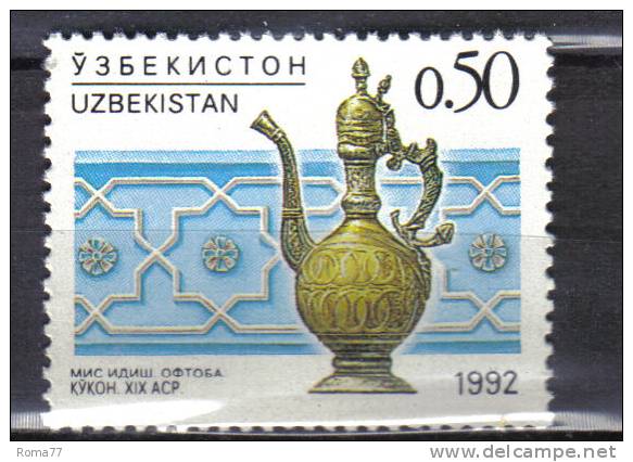 FRZ194 - UZBEKISTAN  1992 , Serie N. 6  ***   ARTIGIANATO - Uzbekistan