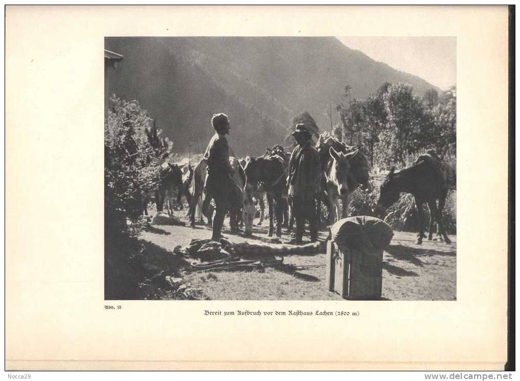 AUF KUNDFAHRT IM JMALAJA - 1937 - SPEDIZIONE SULL'HYMALAIA - ALPINISMO. ORIGINALE!