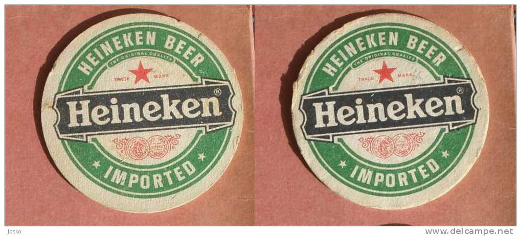 HEINEKEN Beer Coaster ( Holland ) Beercoaster Bière Bier Cerveza Birra Cerveja Mat Mats Sous-bock Posavasos Coasters - Sous-bocks