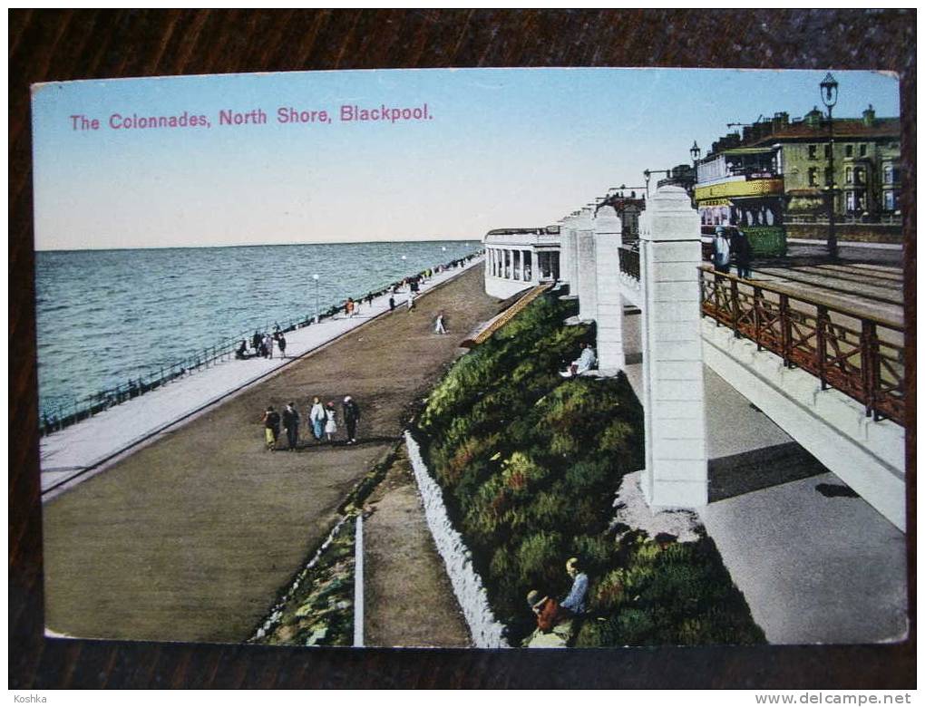 BLACKPOOL - The Colonades - North Shore - Tram - +/- 1920 - Lot 150 - Blackpool