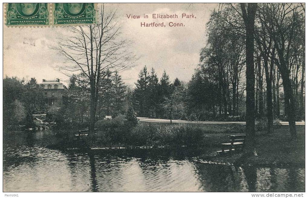 UNITED STATES - View In Elizabeth Park, HARTFORD, Conn. - Hartford