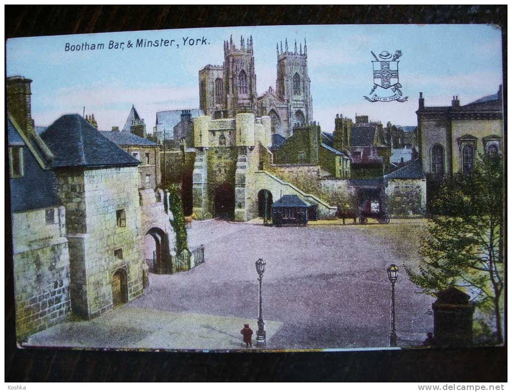 YORK - Bootham Bar & Minster - +/- 1910 -  Lot 150 - York