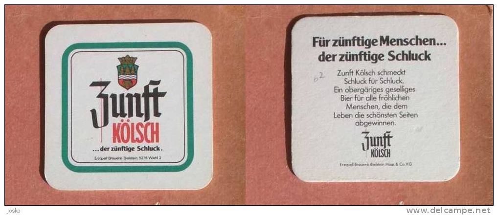 JUNFT  Beer Coaster  ( Germany ) Beercoaster Bière Bier Cerveza Birra Cerveja Mat Mats Sous-bock Posavasos Coasters - Beer Mats