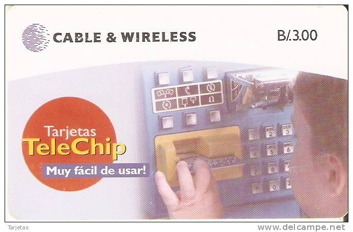 TARJETA DE PANAMA DE TARJETAS TELECHIP - Panamá