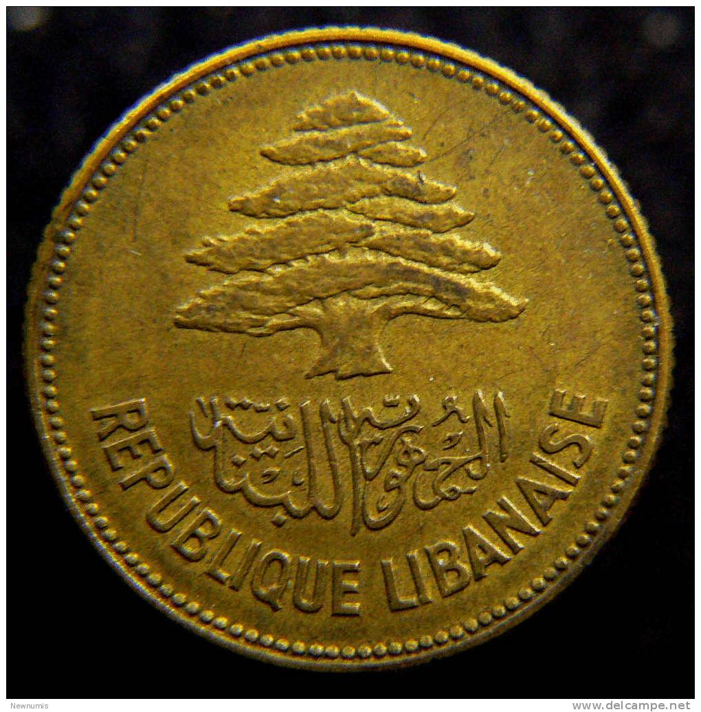 LIBANO 25 PIASTRES 1952 - Liban