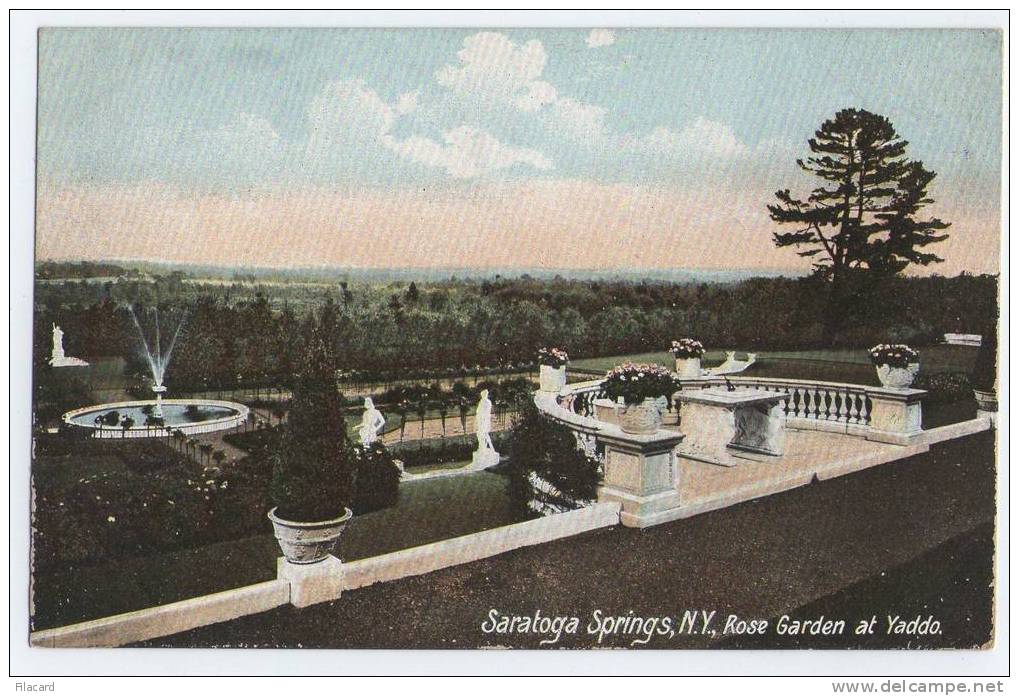 11958  Stati  Uniti  New  York,  Saratoga Springs,  Rosen Garden At Yaddo  NV - Saratoga Springs