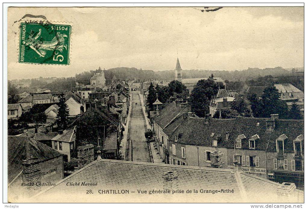 CHATILLON / VUE GENERALE PRISE DE LA GRANGE ARTHE - Châtillon