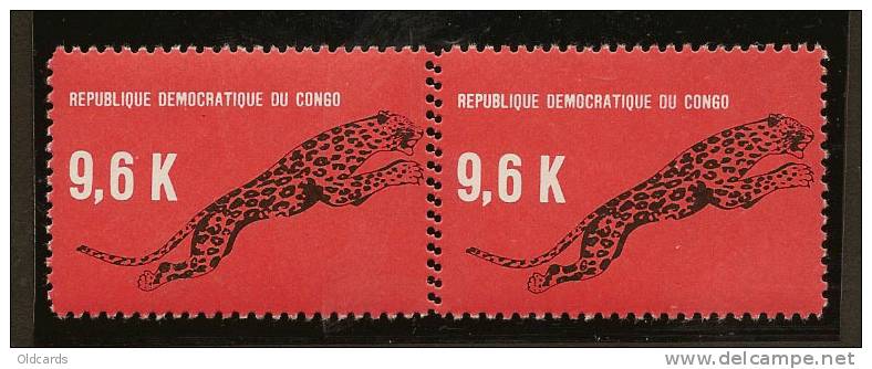 RD Congo, COBN°669** En Paire Avec Double Piquage. - Nuevas/fijasellos