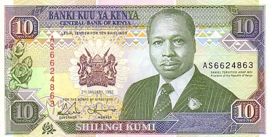 KENYA   10 Shillings   Daté Du 02-01-1992   Pick 24d    ***** BILLET  NEUF ***** - Kenya