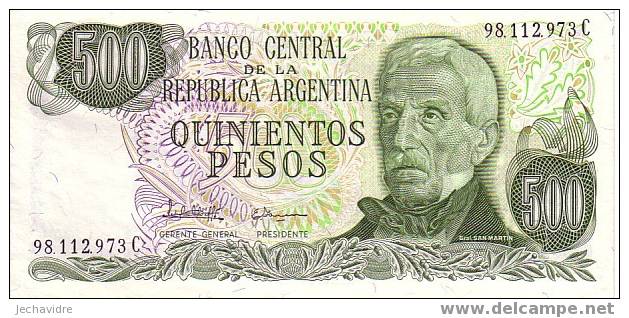 ARGENTINE   500 Pesos  Non Daté   Pick 303c     ***** BILLET  NEUF ***** - Argentine