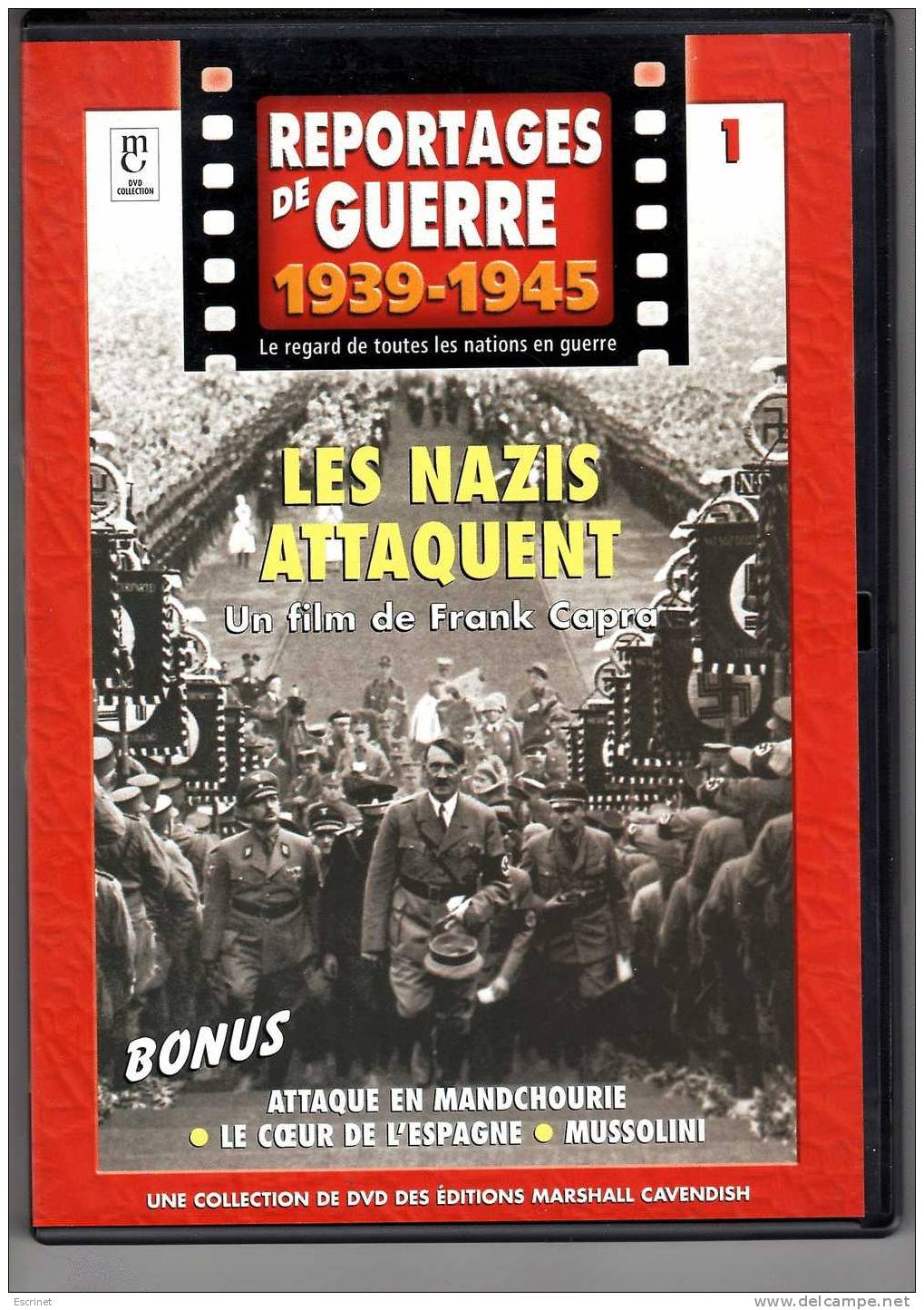 GUERRE : DVD -   Les Nazis Attaquent   - Archives Originales  - 60 Mn - Dokumentarfilme