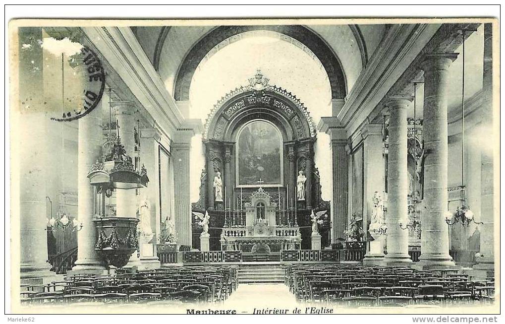 Maubeuge-Intérieur De L'Eglise- - Maubeuge