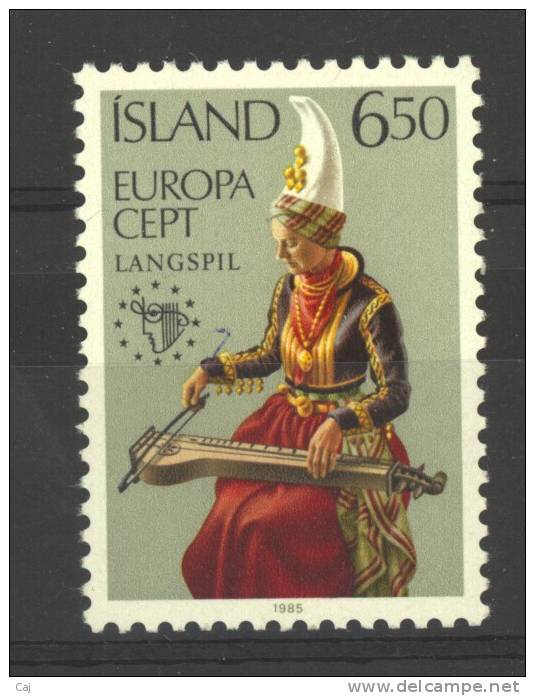 Islande  -  1985  :  Yv  585  **  Europa - Nuevos
