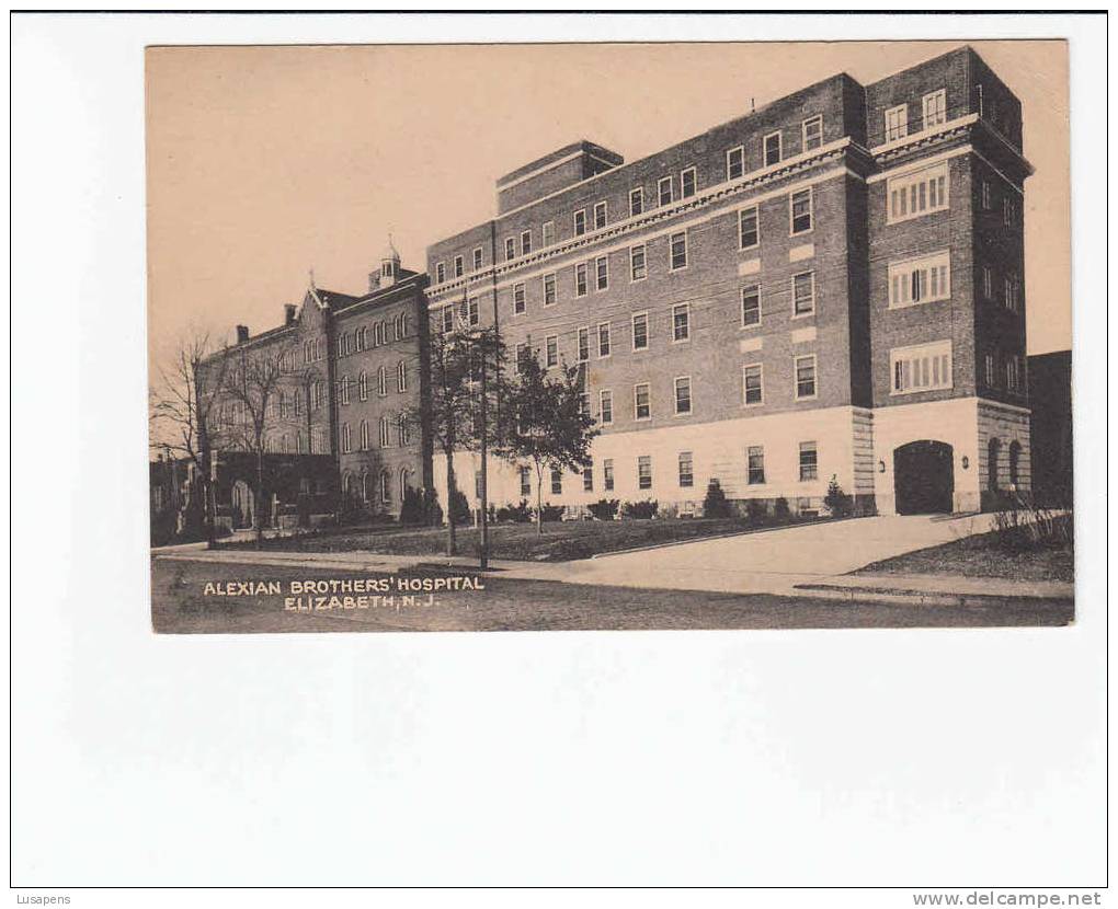 OLD FOREIGN 5664 - UNITED STATES OF AMERICA USA - NJ - ALEXIAN BROOTHERS' HOSPITAL ELISABETH NJ - Elizabeth