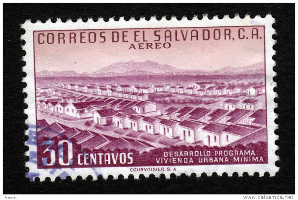 El Salvador, Scott #C161, Used, Housing Development, Issued 1954 - El Salvador