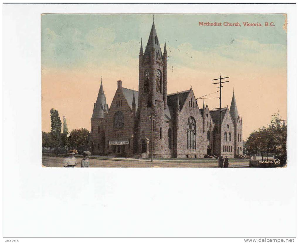 OLD FOREIGN 5677 - CANADA -METHODIST CHURCH, VICTORIA, B.C. - Victoria