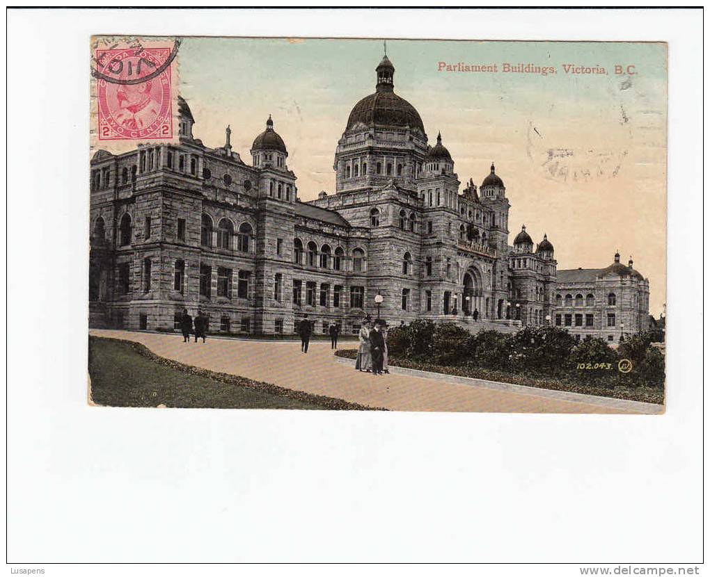 OLD FOREIGN 5682 - CANADA -PARLIAMENT BUILDINGS, VICTORIA, B.C. - Victoria