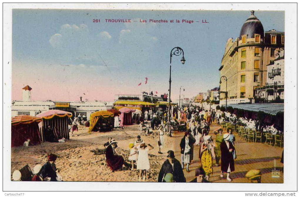 K16 - TROUVILLE - Les Planches Et La Plage - Trouville