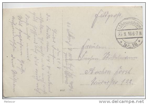 Feldpostkarte - Oorlog 1914-18